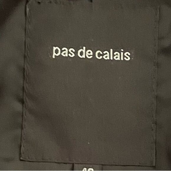 Pas de calais Plaid Wrap Coat Size Medium Effortless Sophistication - Picture 4 of 12